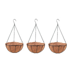 LáLáGreen front view 12-inch hanging planter showing ready-to-hang convenience