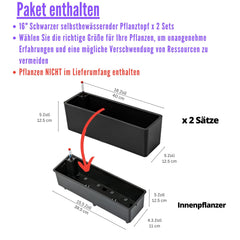 LáLáGreen inner pot with water-level indicator visible for easy refill monitoring