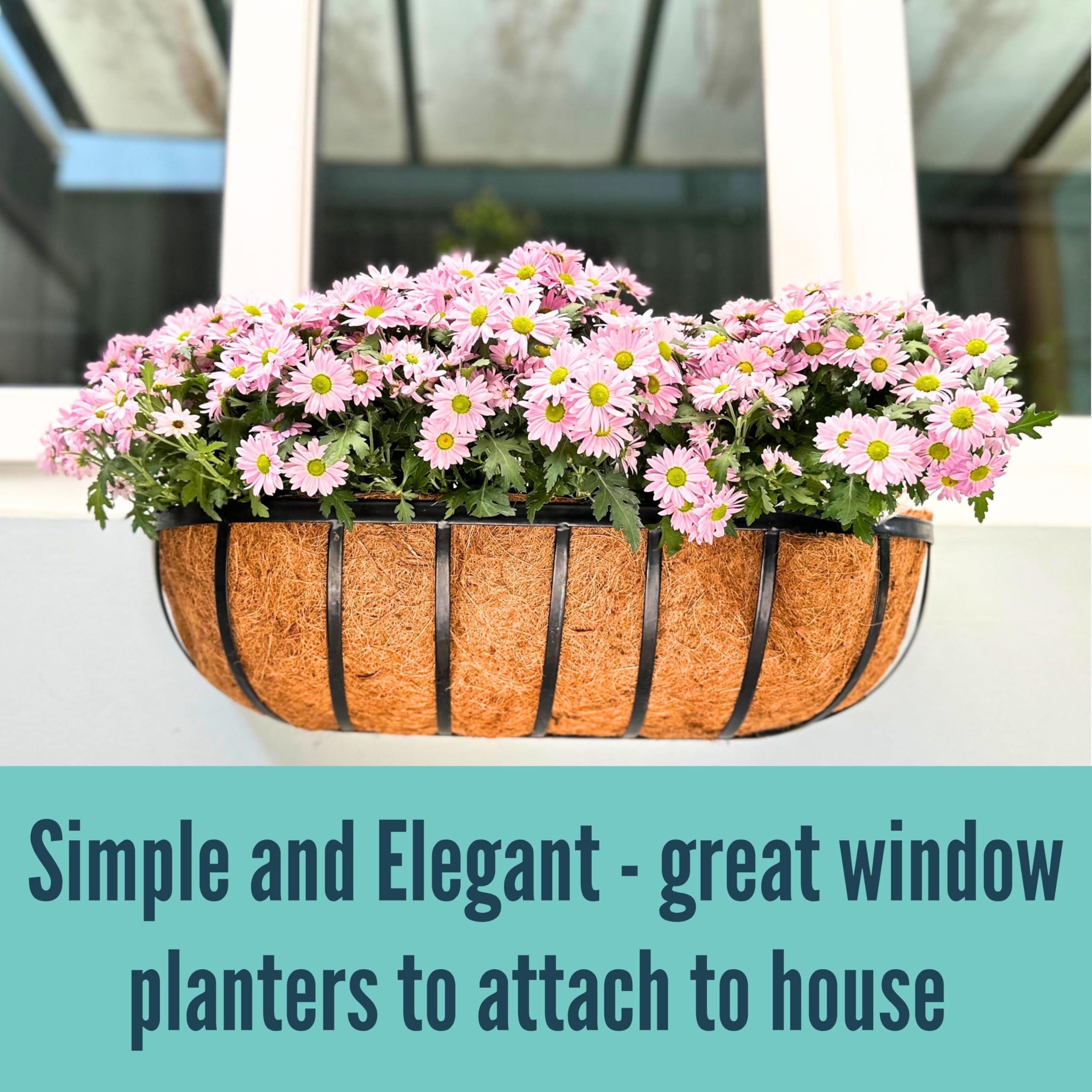 LáLáGreen lifestyle porch scene with planters adding rustic decorative charm