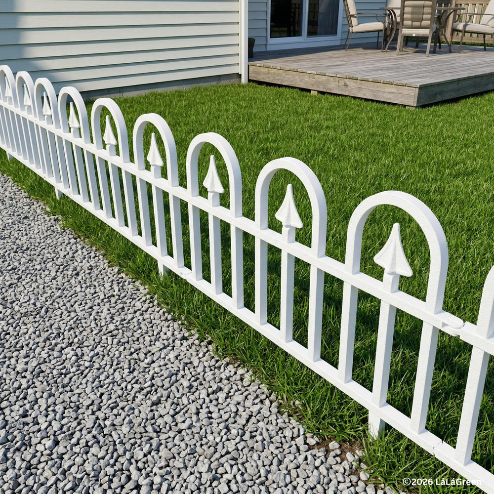 LáLáGreen long border along pathway improving lawn and walkway separation