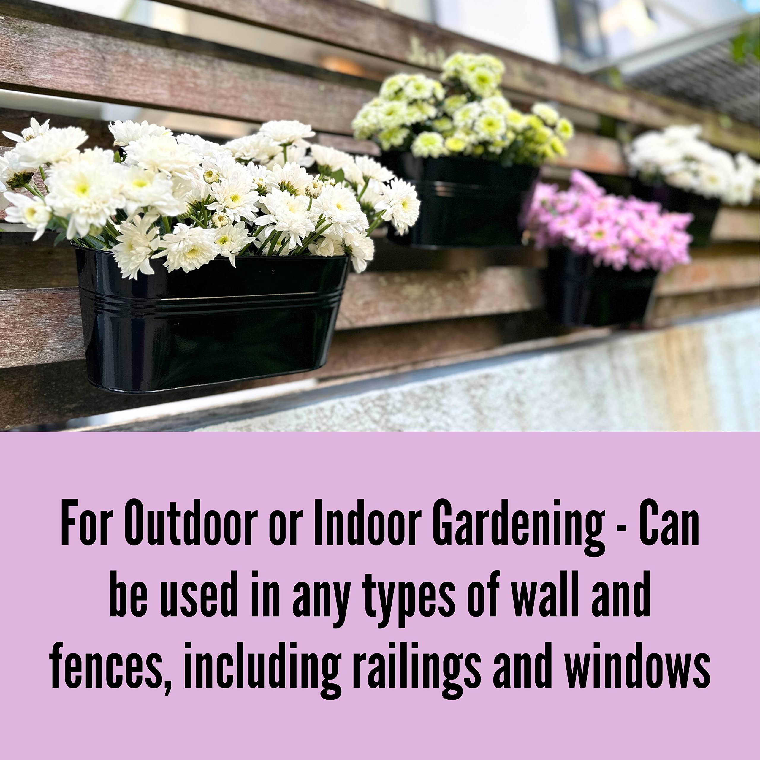 LáLáGreen mounted on balcony rail showing easy hanging and space-saving garden benefit