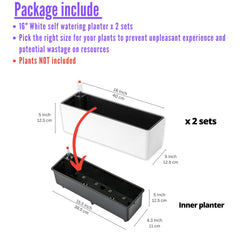 LáLáGreen inner pot detail with two-piece system for easy planting and maintenance