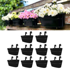 LáLáGreen front view of 9.8-inch planter showing minimalist shape and space-saving benefit