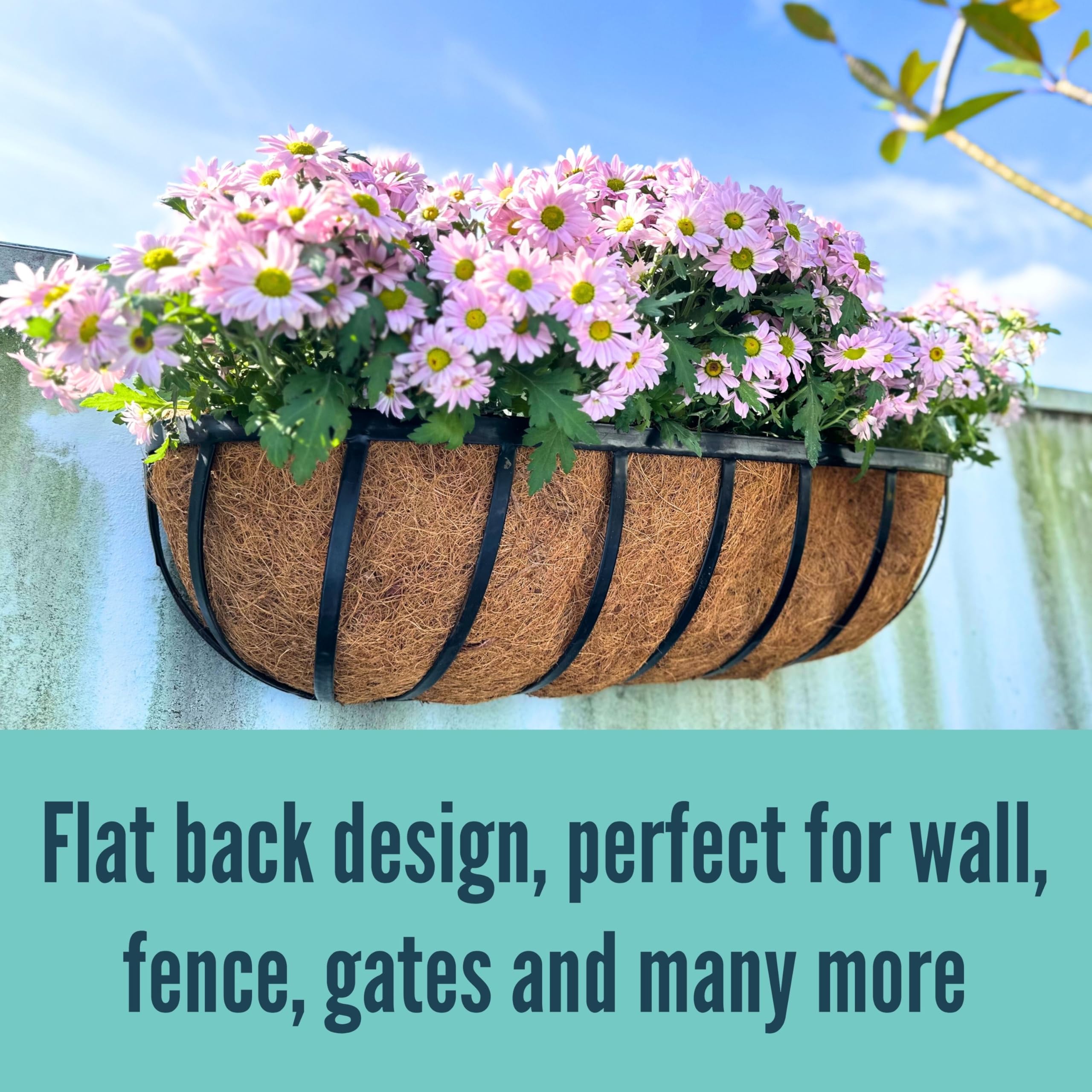 LáLáGreen planter beside a chair showing 36-inch scale for easy size reference