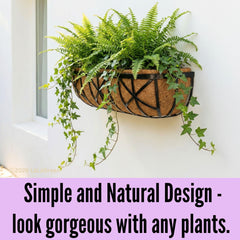 LáLáGreen side profile flat-back design that hugs walls for stability