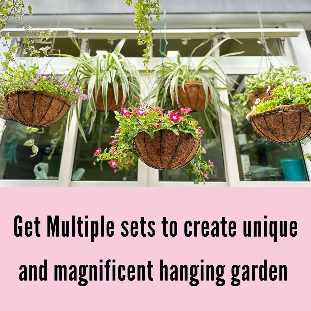 LáLáGreen top-down soil filled basket showing easy planting and watering