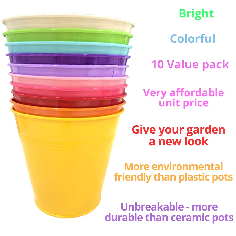 LáLáGreen display of ten different bright colors for coordinated styling