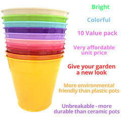 LáLáGreen display of ten different bright colors for coordinated styling