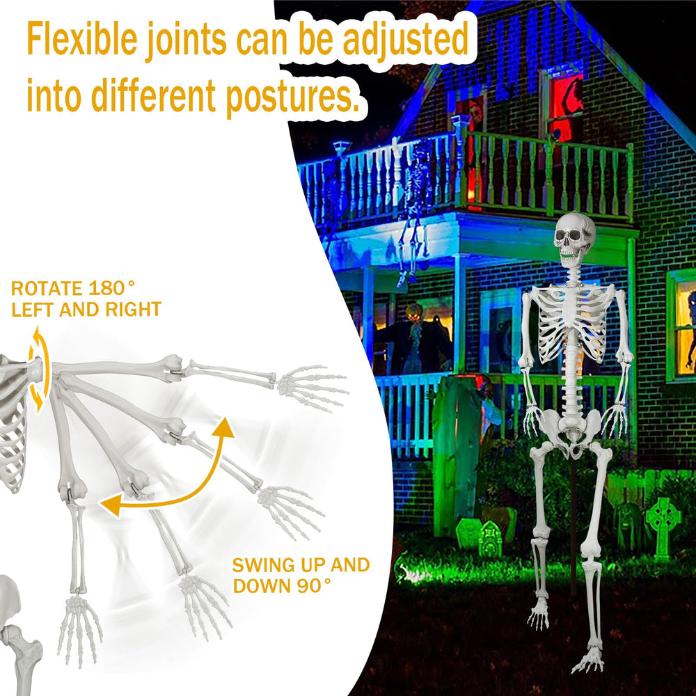 LaLamona full body posed in yard creating a dramatic Halloween scene