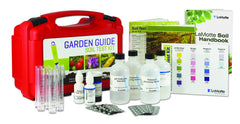 LaMotte Model EL kit front view showing contents for quick soil testing and guidance