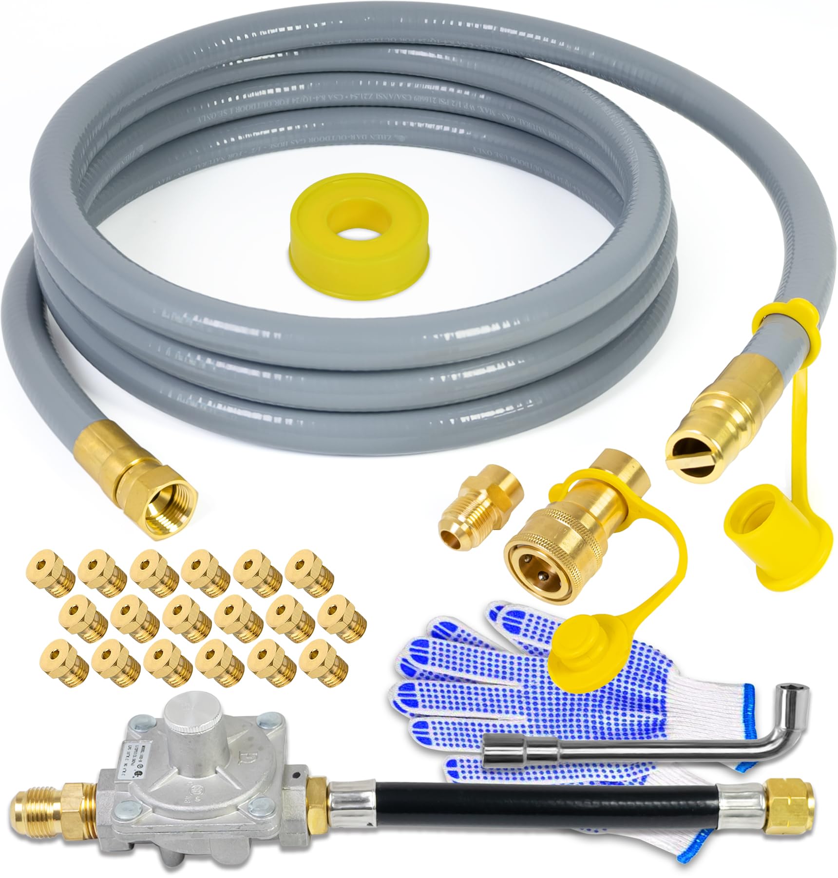 Lamudo conversion kit front package showing all components and compatibility benefits