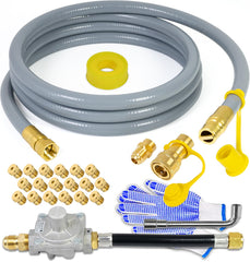 Lamudo conversion kit front package showing all components and compatibility benefits