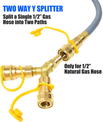 LAMUDO close-up of automatic shut-off valve highlighting secure no-leak safety