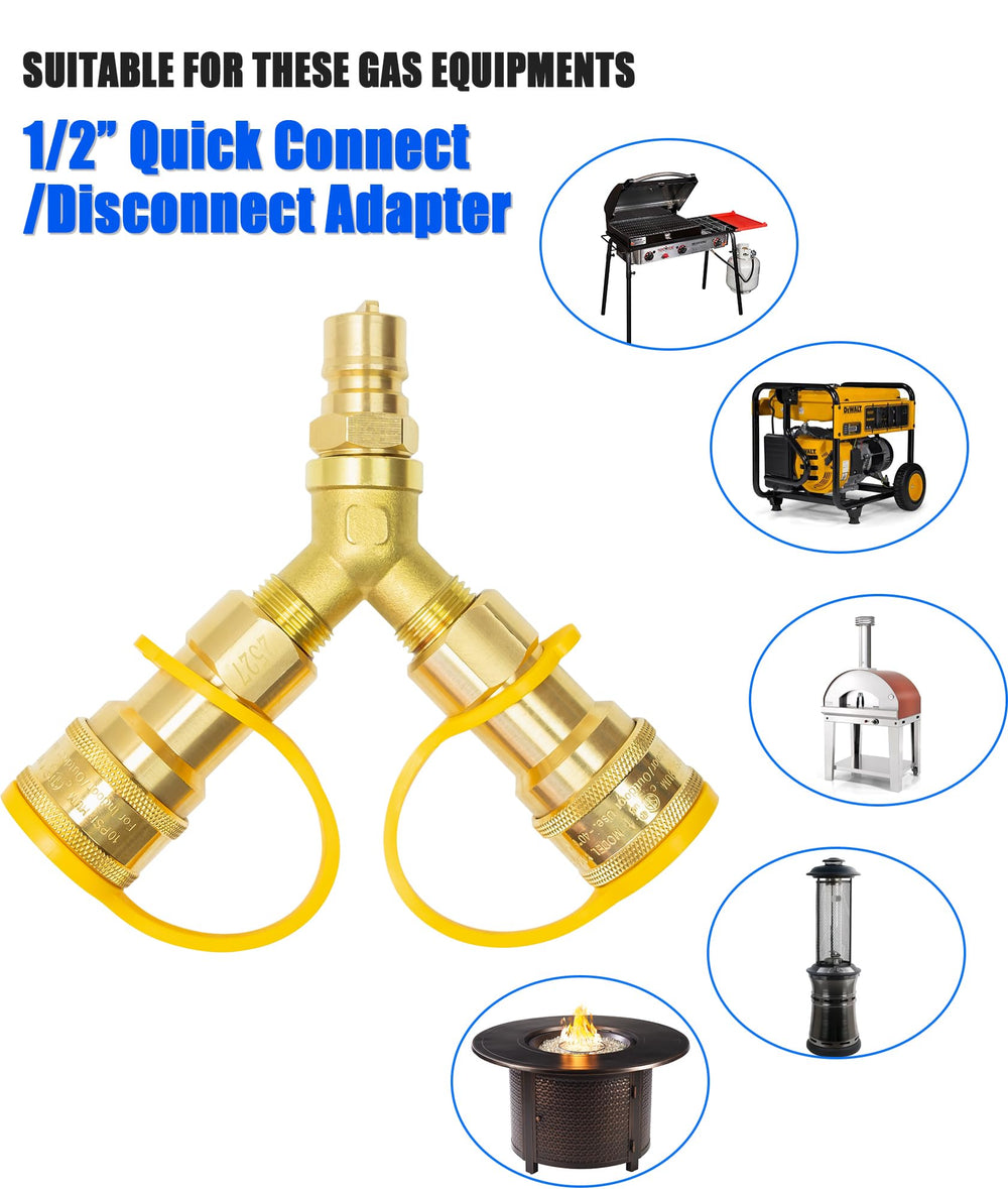 LAMUDO splitter beside measuring tape showing size and scale for installation planning