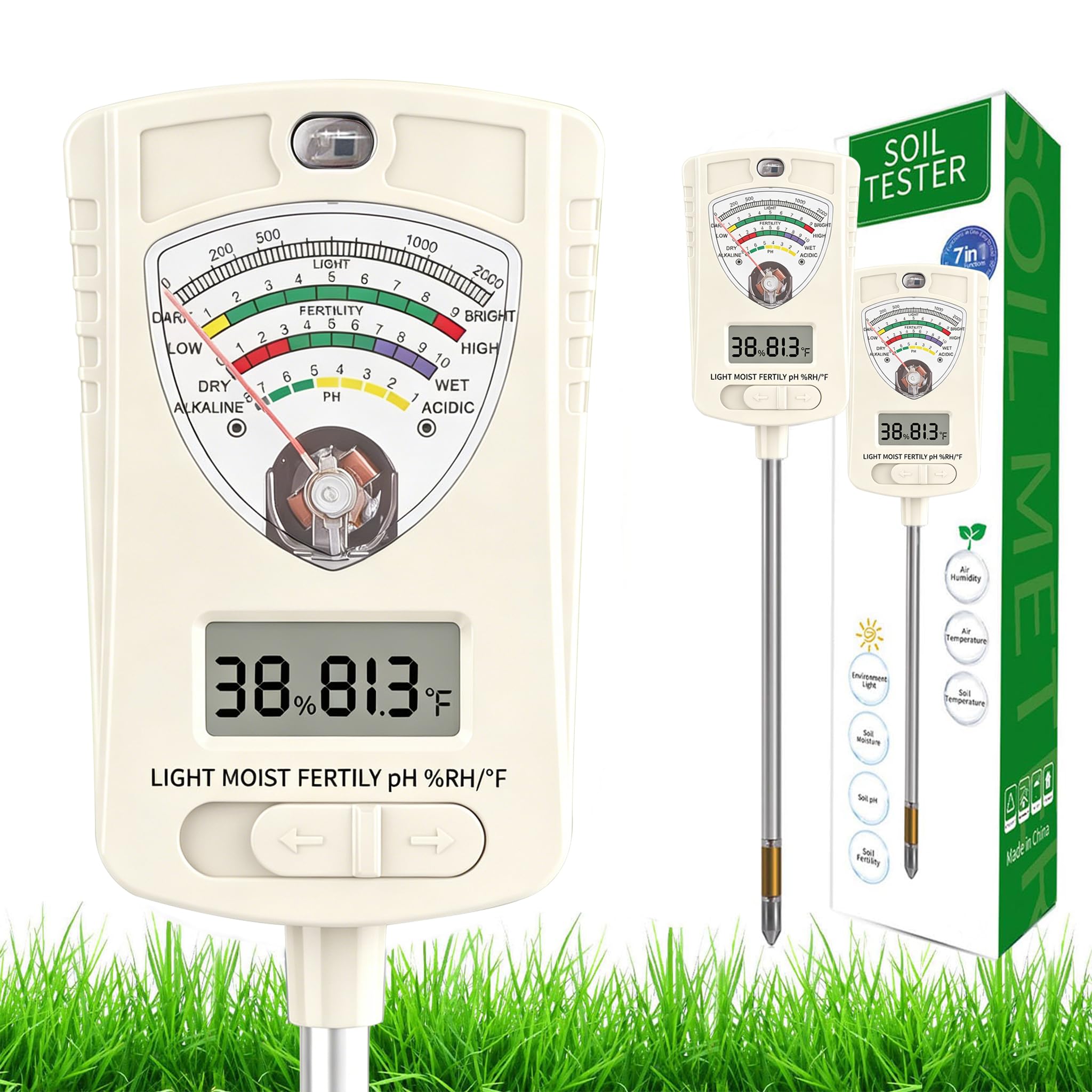 LANBOJINDI front view showing compact meter and controls for quick diagnostics