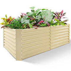 Land Guard front view assembled raised bed showing size and clean finish benefit