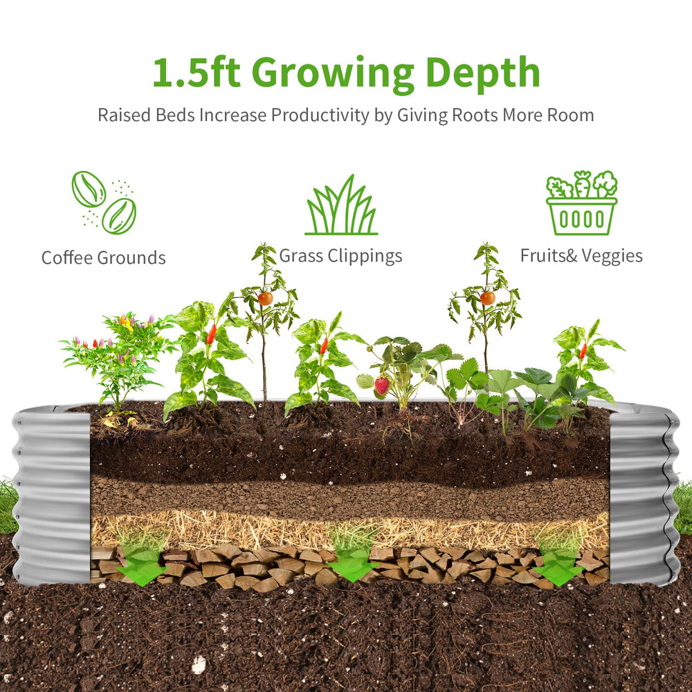 Land Guard open-base touching ground demonstrating natural drainage benefit