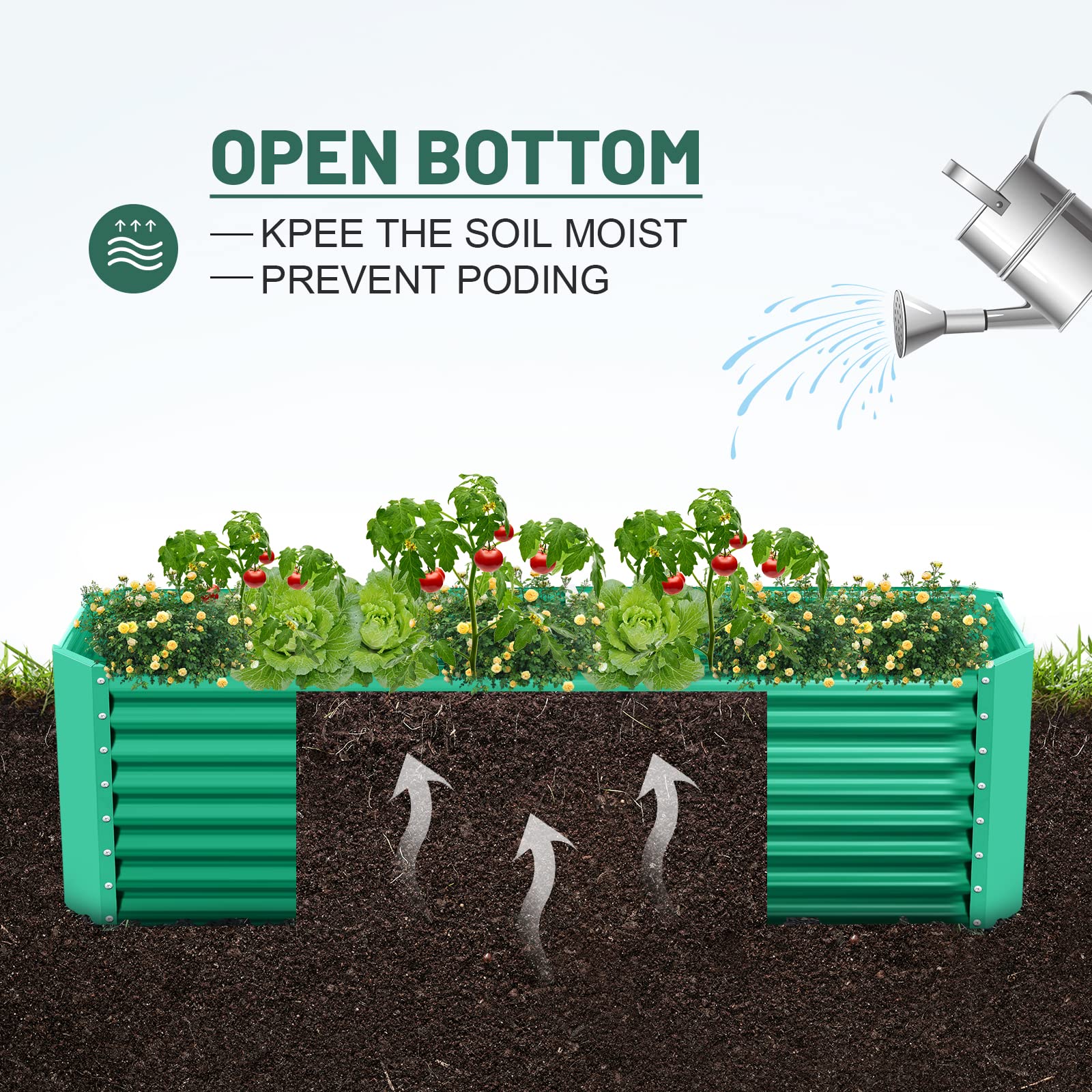 Land Guard reinforced crossbar connection detail ensuring straight panels and stability