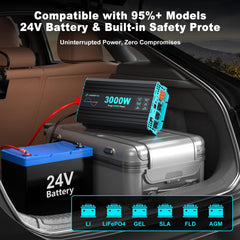 LANDERPOW wired remote with LED display for real-time monitoring and control