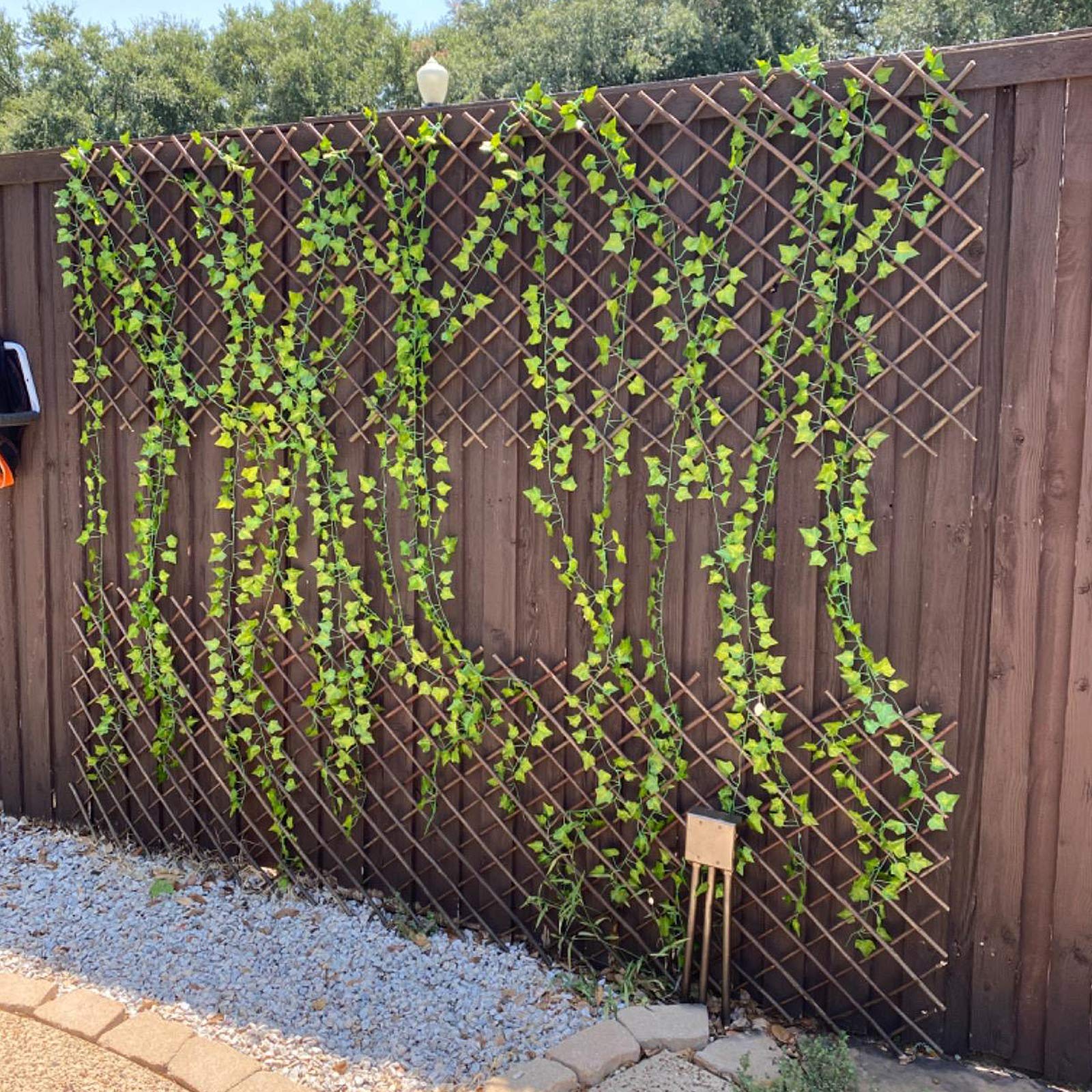 LANDGARDEN folded trellis beside ruler showing compact storage convenience