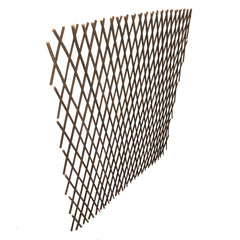 LANDGARDEN fully expanded trellis in garden demonstrating extended coverage benefit