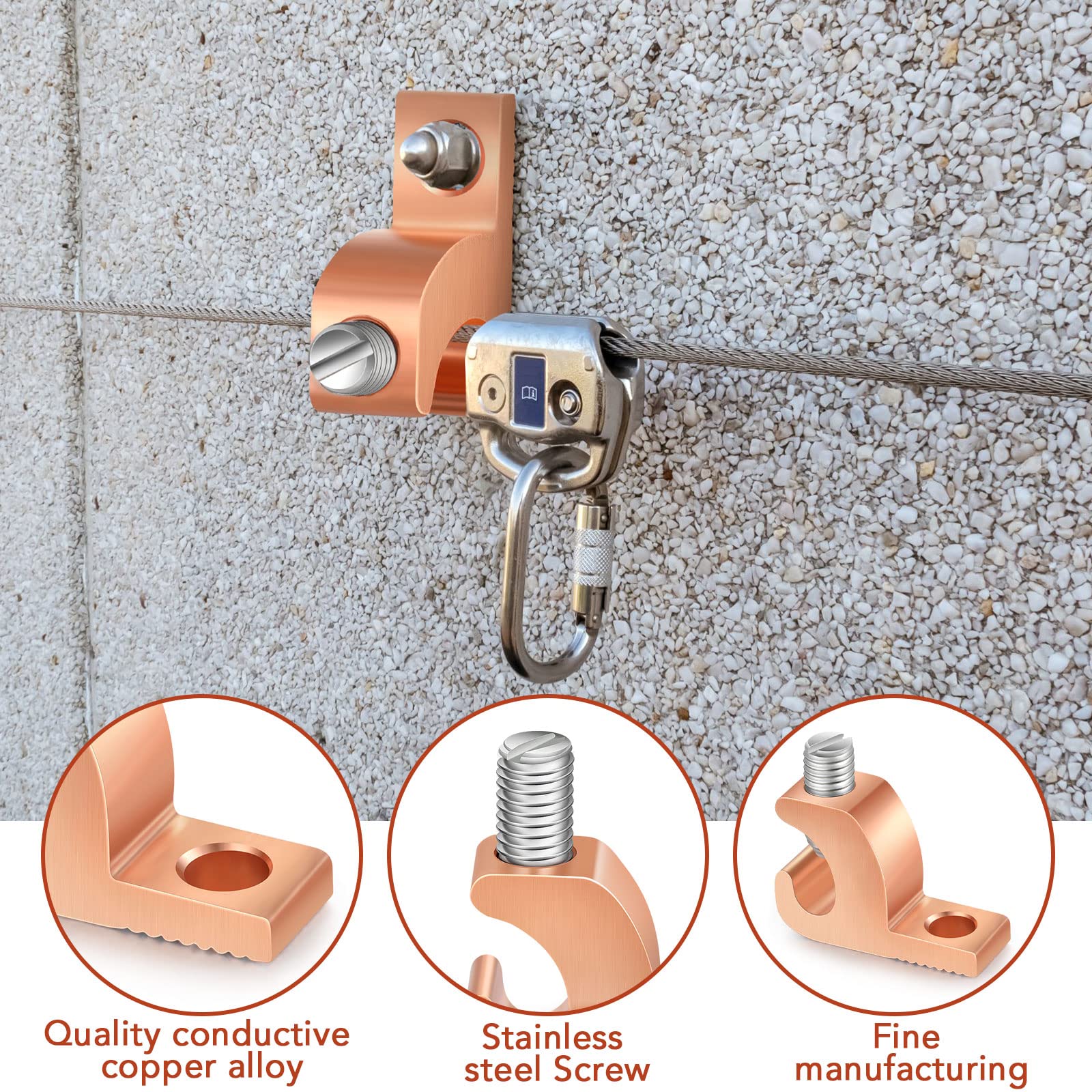 Landhoow connector installed in pool equipment panel for reliable bonding