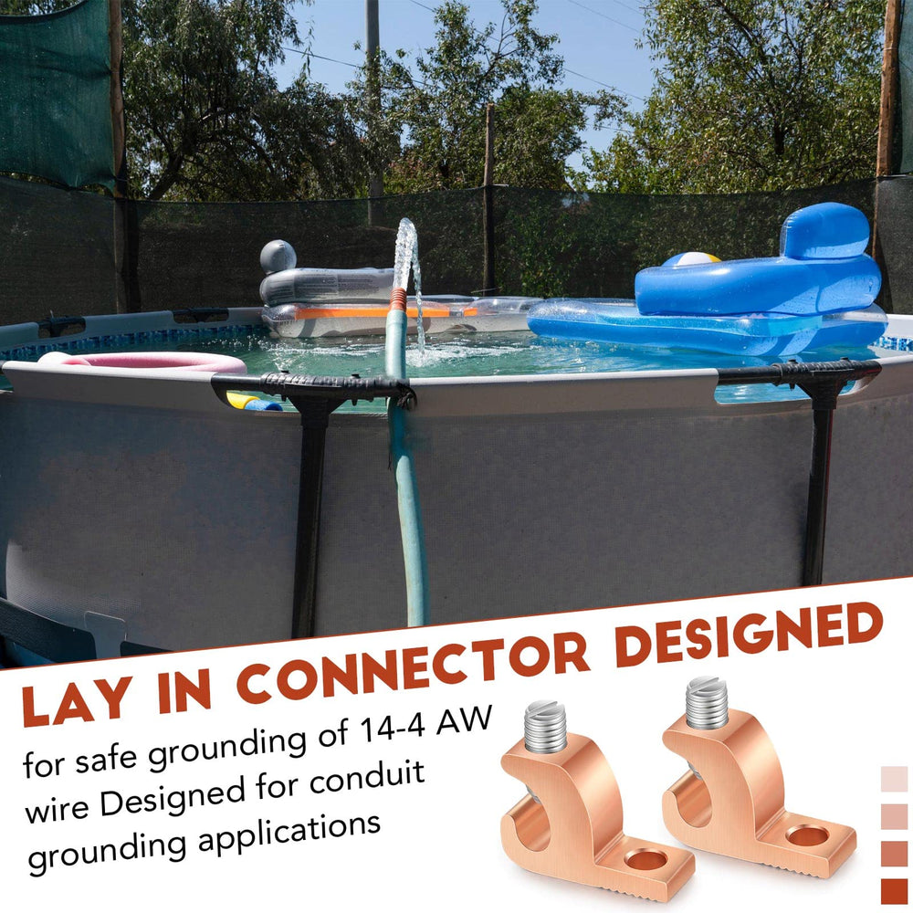 Landhoow stainless steel screw detail showing secure clamp and corrosion resistance