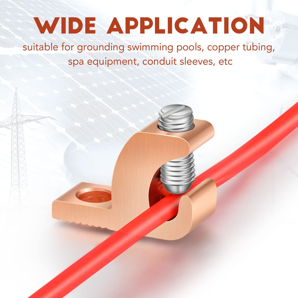 Landhoow lay-in lug with wire dropping in for fast, tool-sparing installation