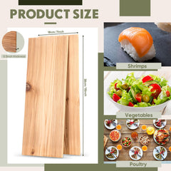 Landical close-up cedar grain texture highlighting natural wood and slow-smoking benefit