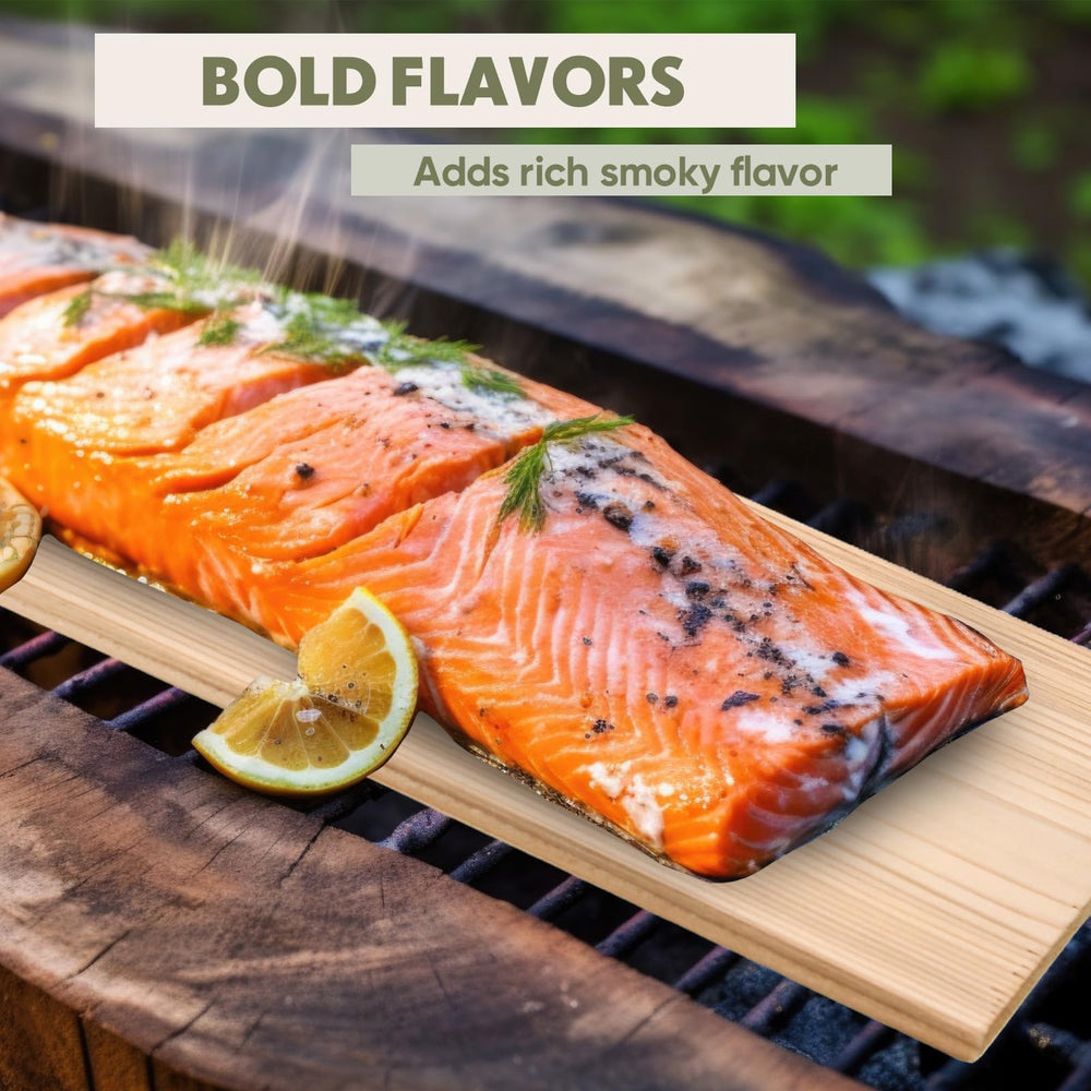 Landical plank on backyard grill with sides and drinks illustrating entertaining made simple benefit