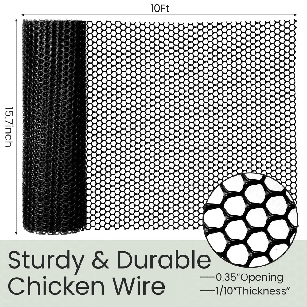 Landical unrolled mesh close-up showing hex pattern and secure containment