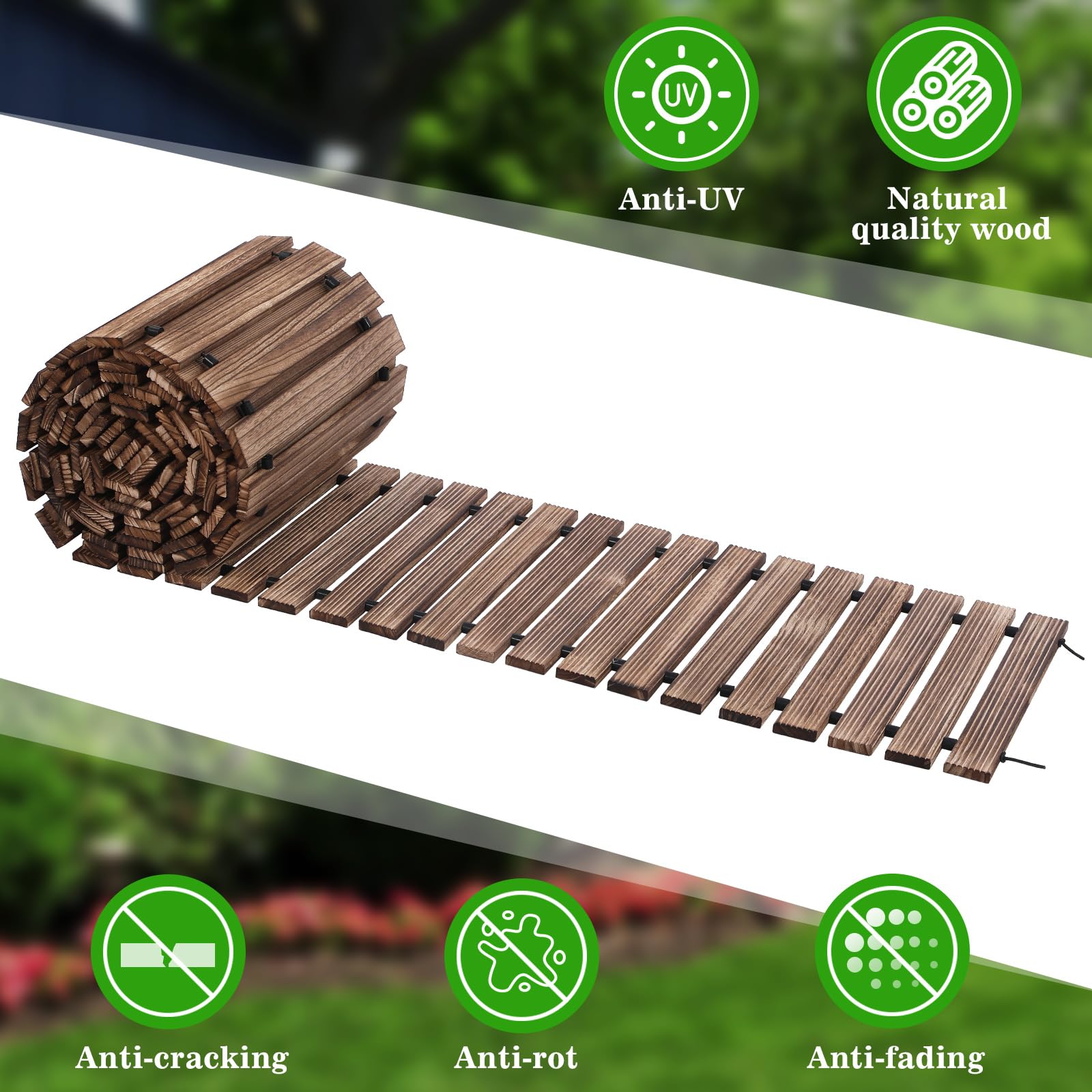Landical rolled walkway compact for storage and easy transport benefit