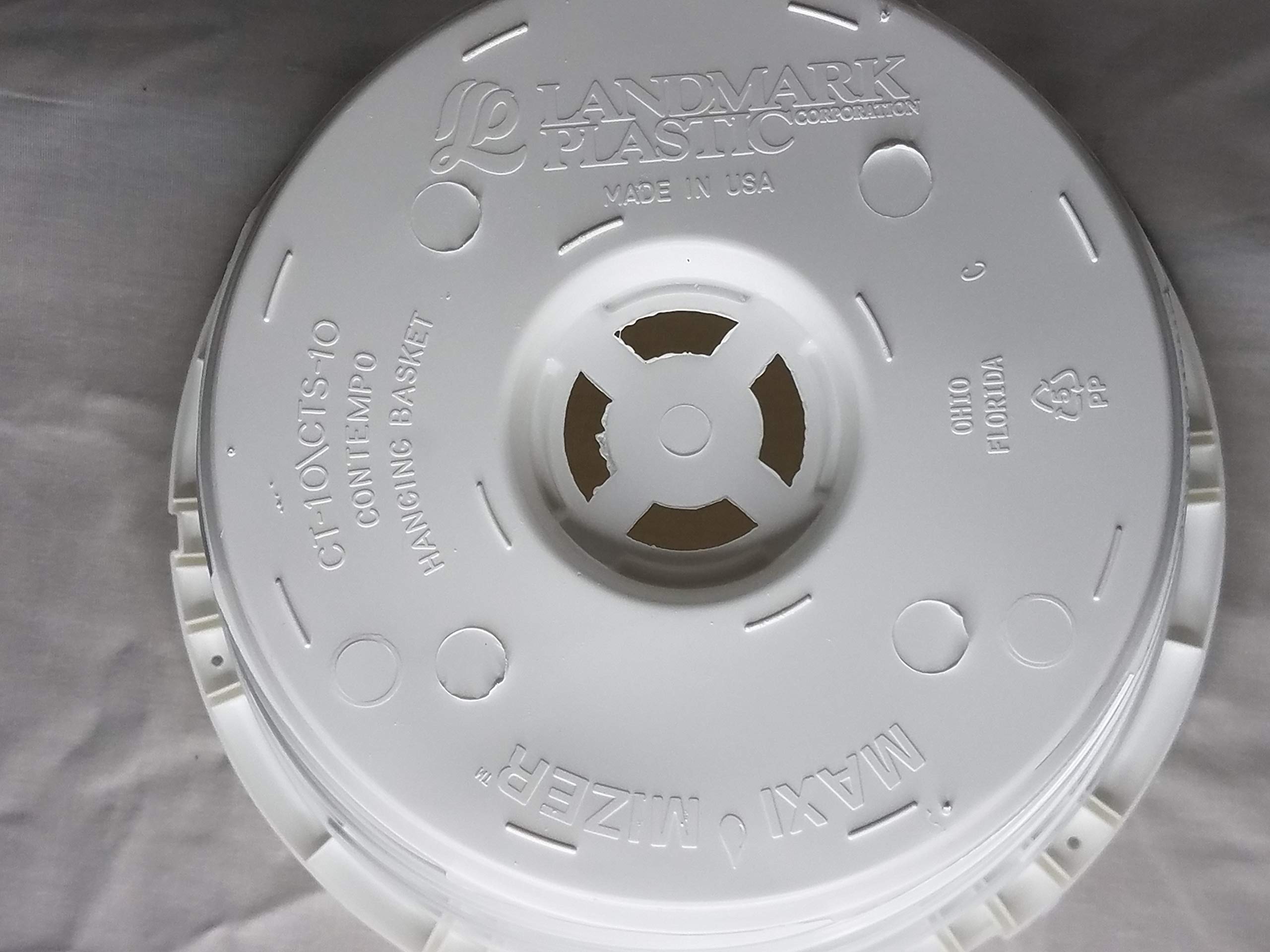 Landmark Plastics close-up of contempo swirl texture shows durable finish and weather resistance