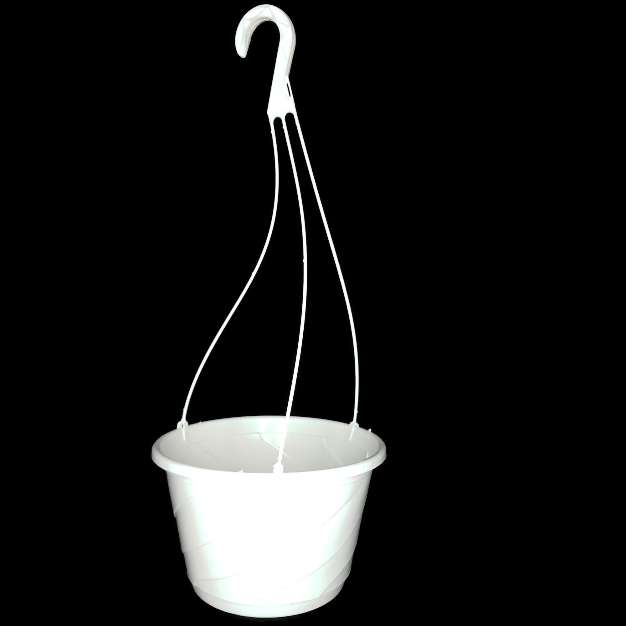 Landmark Plastics 10" Contempo Swirl front view showing rim and saucer benefit: easy display