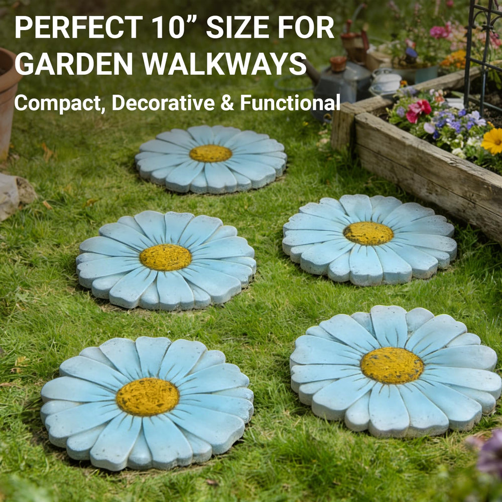 Landoraloria hand-painted daisy detail highlighting decorative appeal