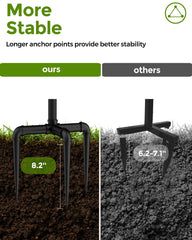 LAND·VOI side profile with 160-ft hose loaded demonstrating organized storage