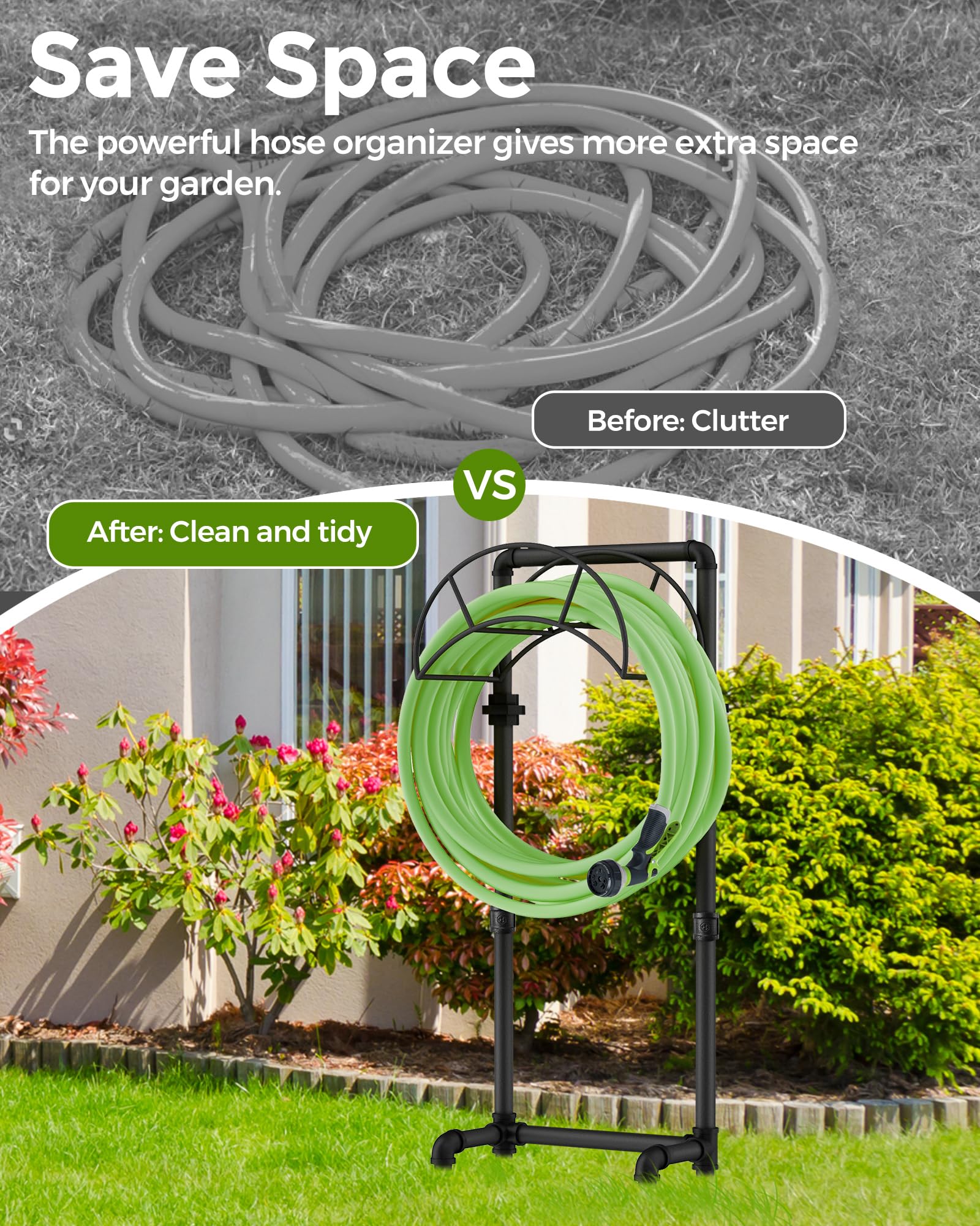LAND·VOI ground stake base detail delivering stable anchoring and anti-tip benefit