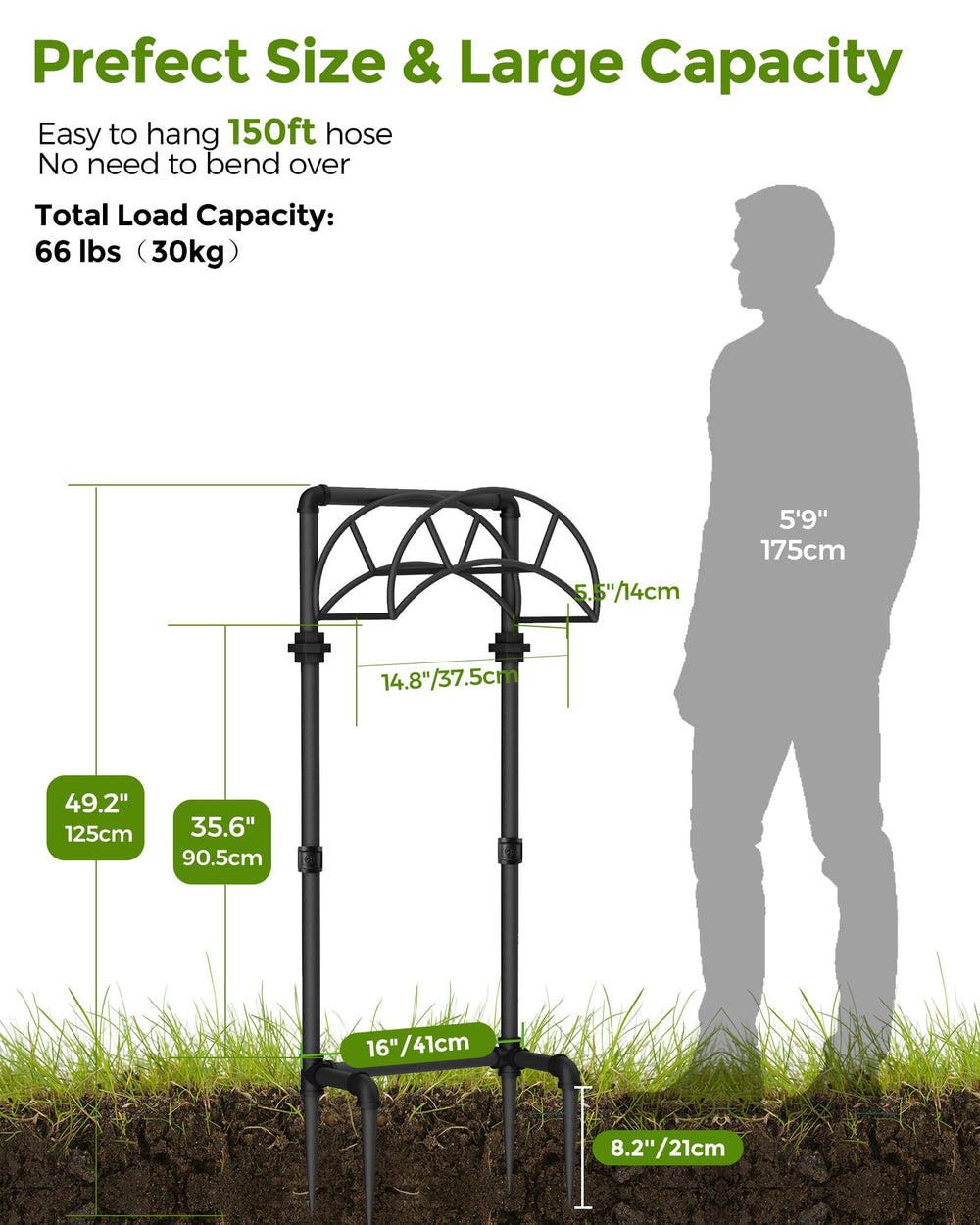 LAND·VOI storage with accessories showing durable support and convenient tool placement