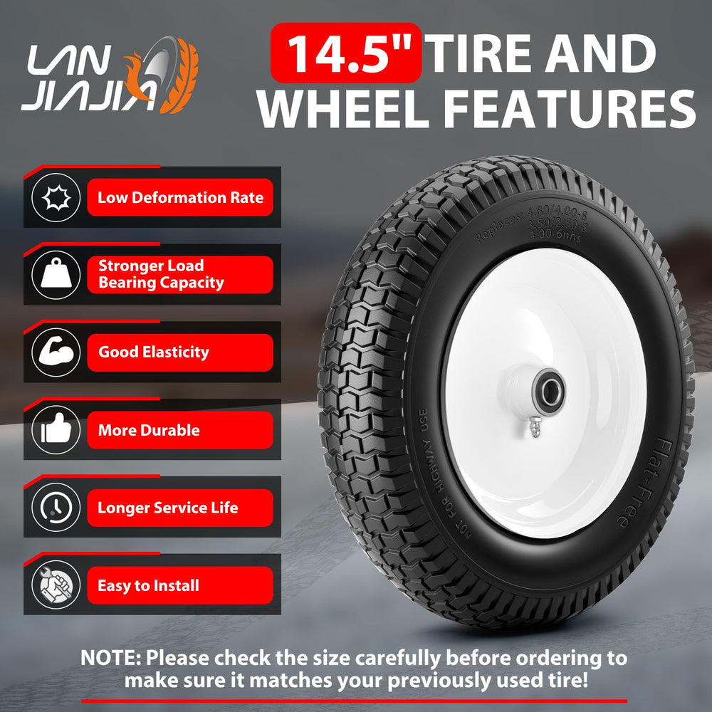 lanjiajia wheel installed on wheelbarrow demonstrating reliable performance