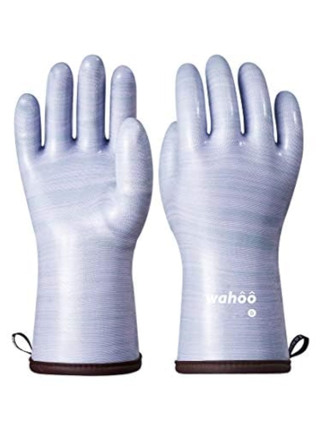 LANON Wahoo front view purple gloves showing full hand protection and grip benefit