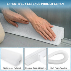largpets adhesive backing detail demonstrating peel-and-stick ease for fast installation