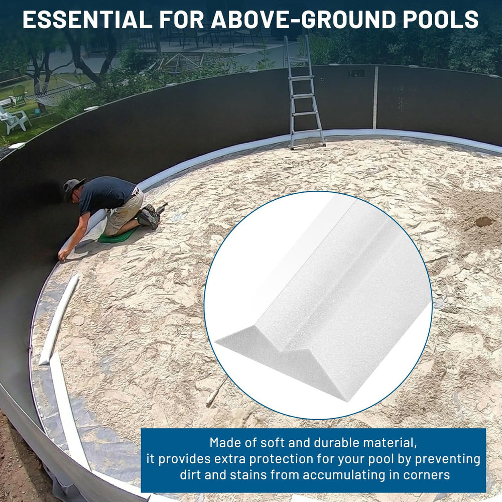 largpets cutting for curves demo illustrating easy trimming to fit round pools