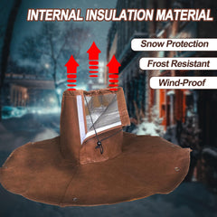 LARNORJE anchors and fastening setup keeping cover stable against wind