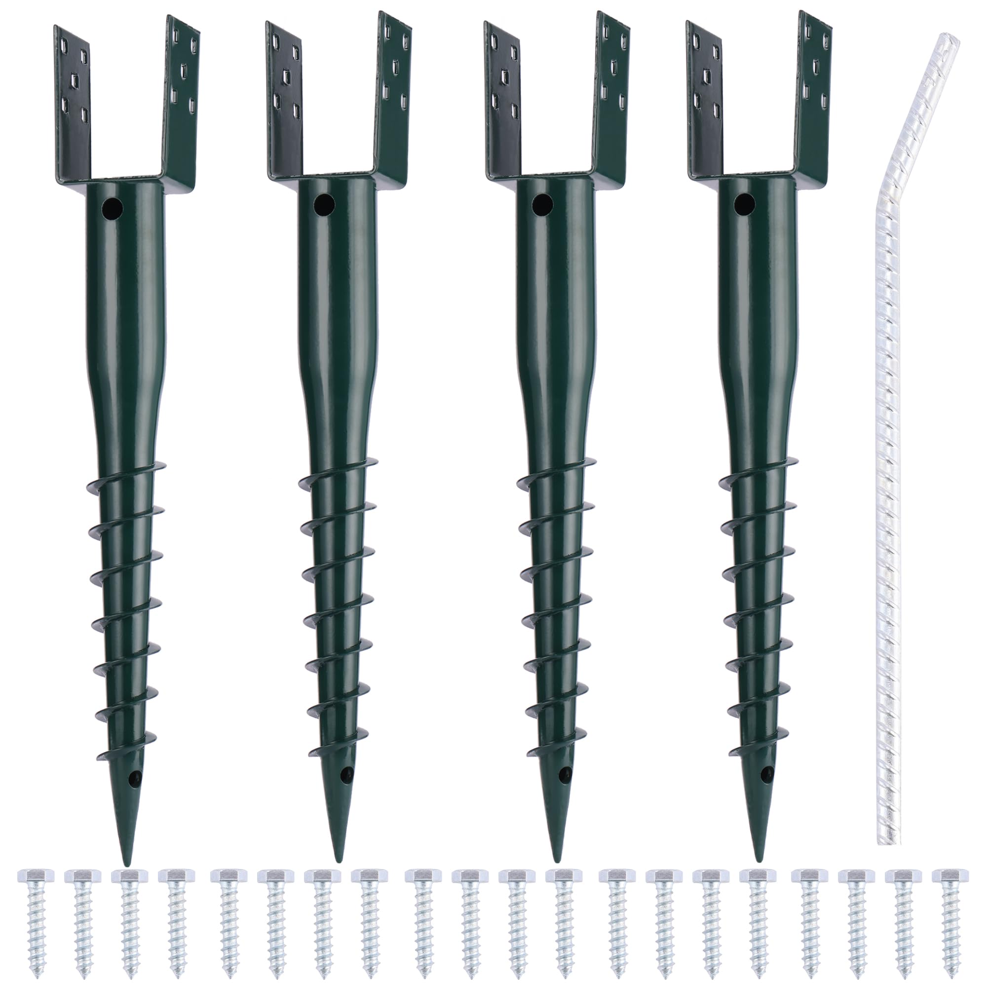 LARNORJE front view of 4-pack anchors showing kit and benefits