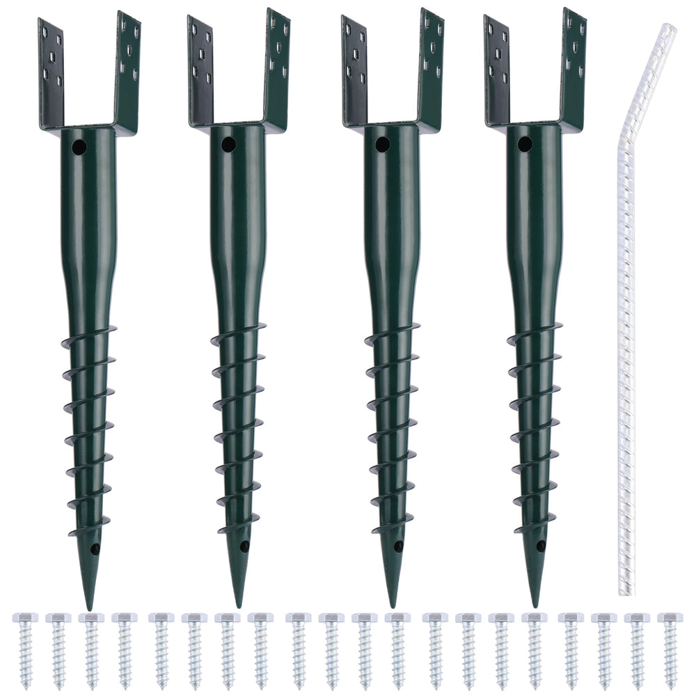 LARNORJE front view of 4-pack anchors showing kit and benefits