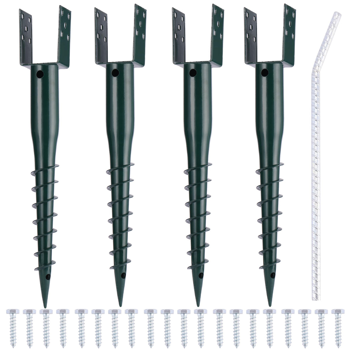 LARNORJE front view of 4-pack anchors showing kit and benefits