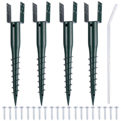 LARNORJE front view of 4-pack anchors showing kit and benefits