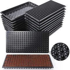 LARNORJE front view of full 20-piece kit showing organized seed-starting set and convenience