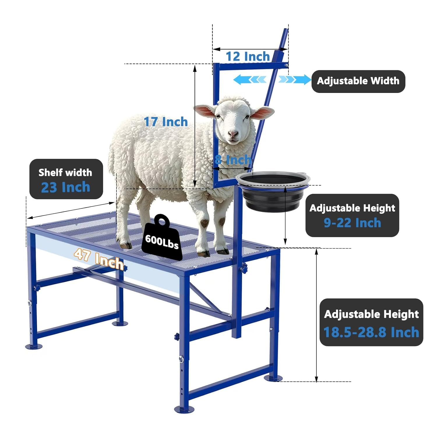 Larrik adjustable legs and head width showing customizable fit benefit