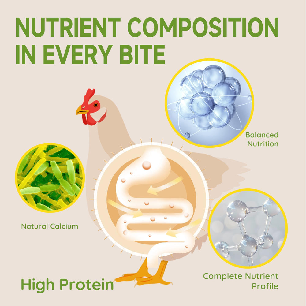 Larvevo product label close view showing nutrition and feeding guidance
